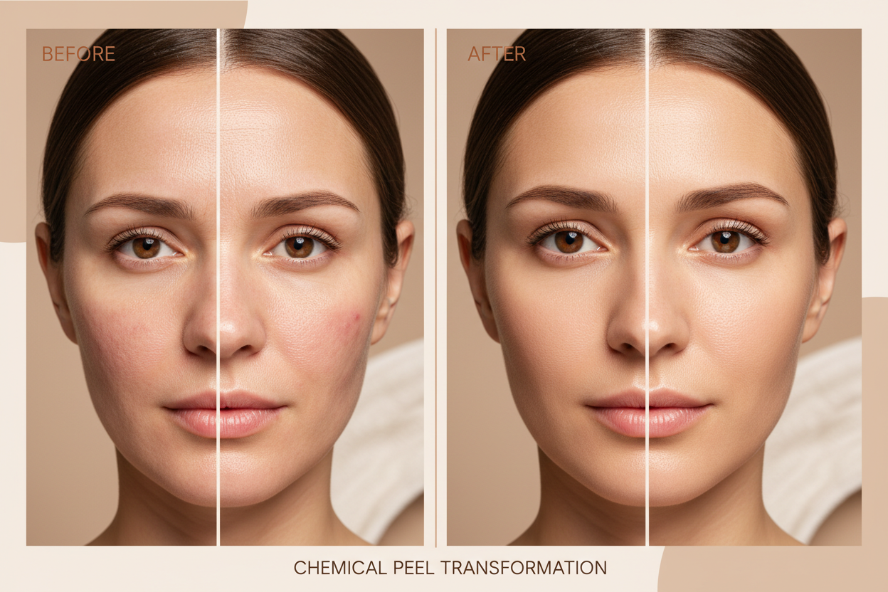 Chemical Peel Before and After