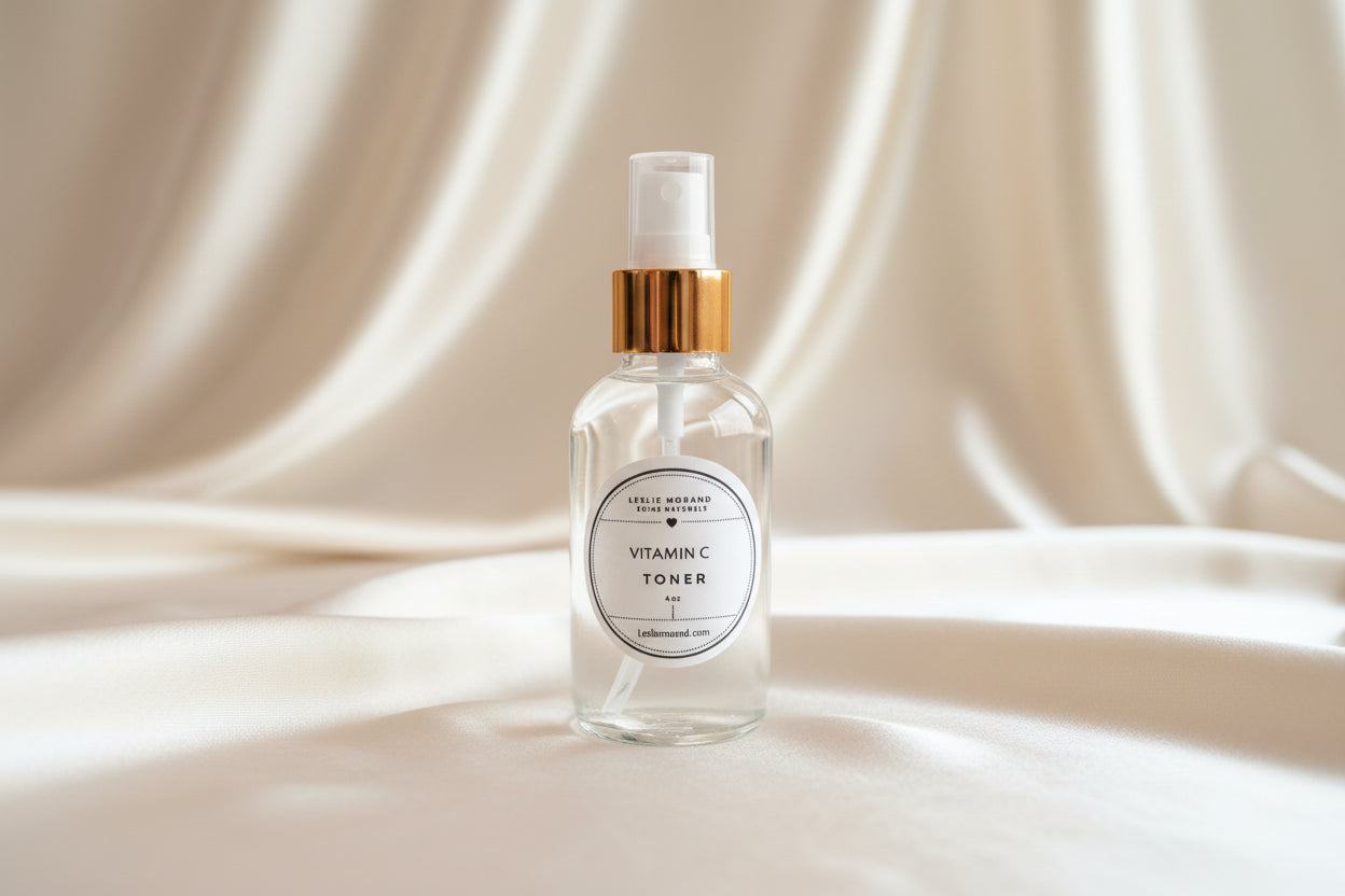 Vitamin C toner for sun damaged skin and sensitive skin Leslie Morand skincare