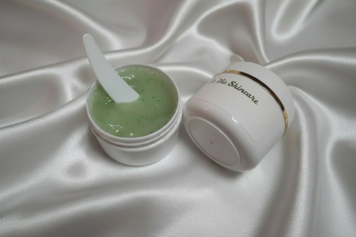 Green Facial Polish Scrub