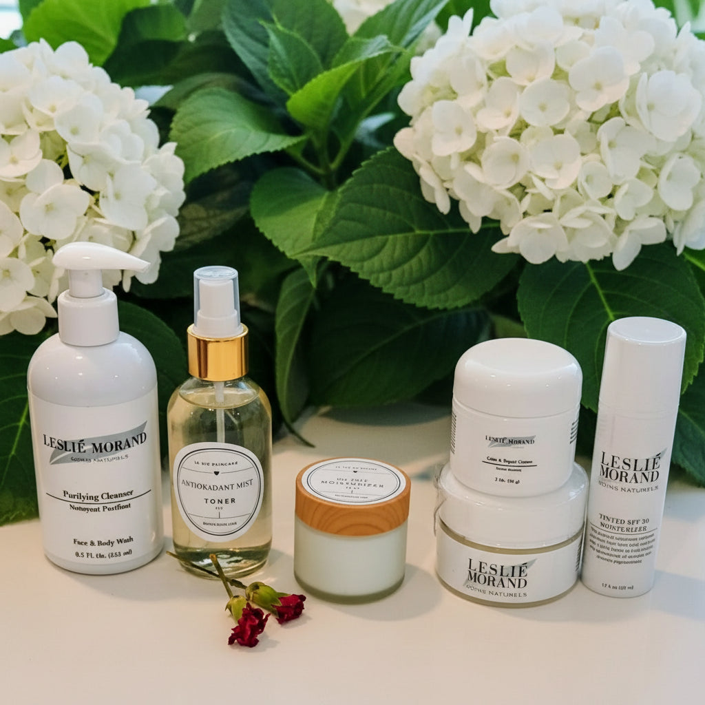 Leslie Morand Skincare set for antiaging skin 
