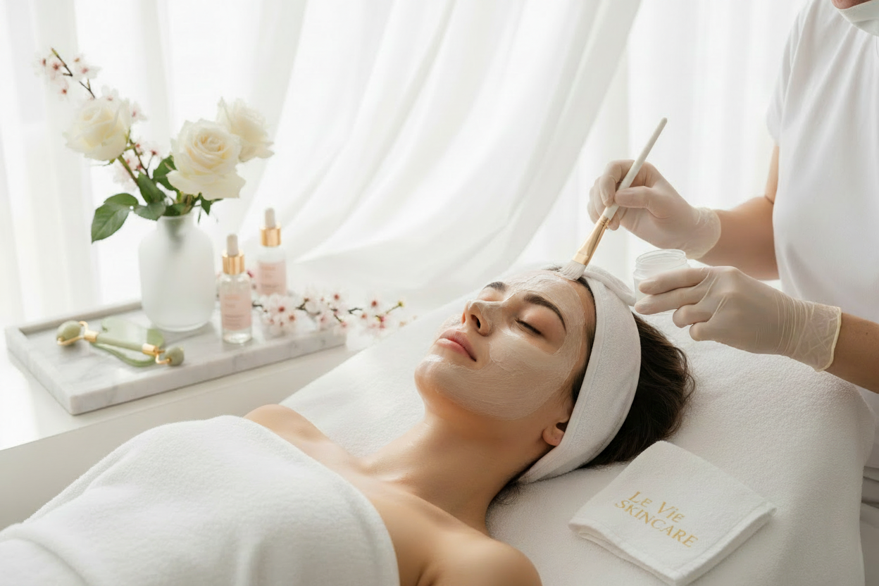 Wedding Facial in San Diego by Leslie Morand 
